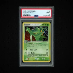 2005 Ex Emerald Sceptile #10 PSA 9 on Beezie.