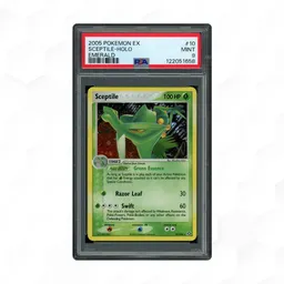 2005 Ex Emerald Sceptile #10 PSA 9 on Beezie.