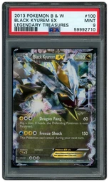 2013 Legendary Treasures Black Kyurem EX #100 PSA 9 on Beezie.
