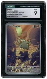 2024 Surging Sparks Phanpy #205 CGC 9 on Beezie.