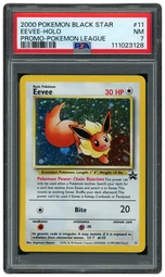 2000 Black Star Promo Eevee #11 PSA 7 on Beezie.