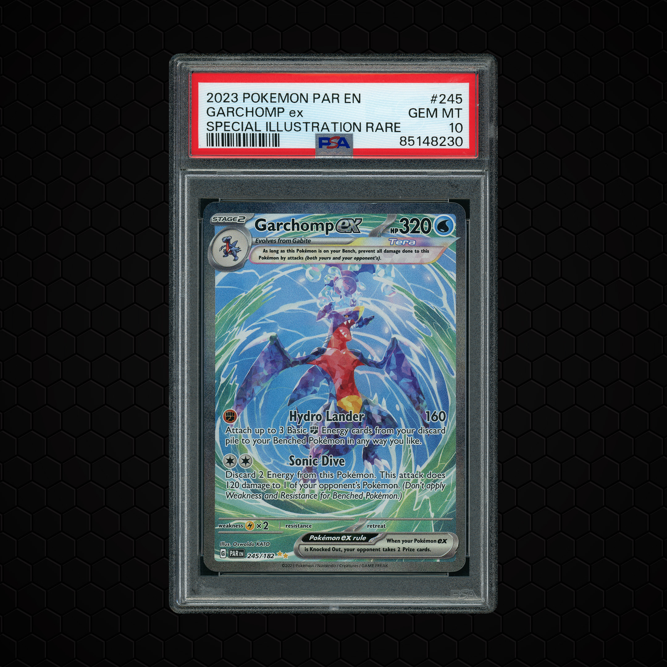 2023 Paradox Rift Garchomp EX #245 PSA 10