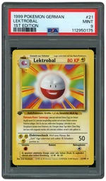 1999 German 1st Edition Lektrobal #21 PSA 9 on Beezie.