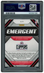 2018 Panini Prizm Shai Gilgeous - Alexander #11 PSA 9 on Beezie.