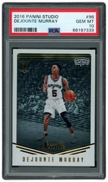 2016 Panini Studio DeJounte Murray #96 PSA 10 on Beezie.