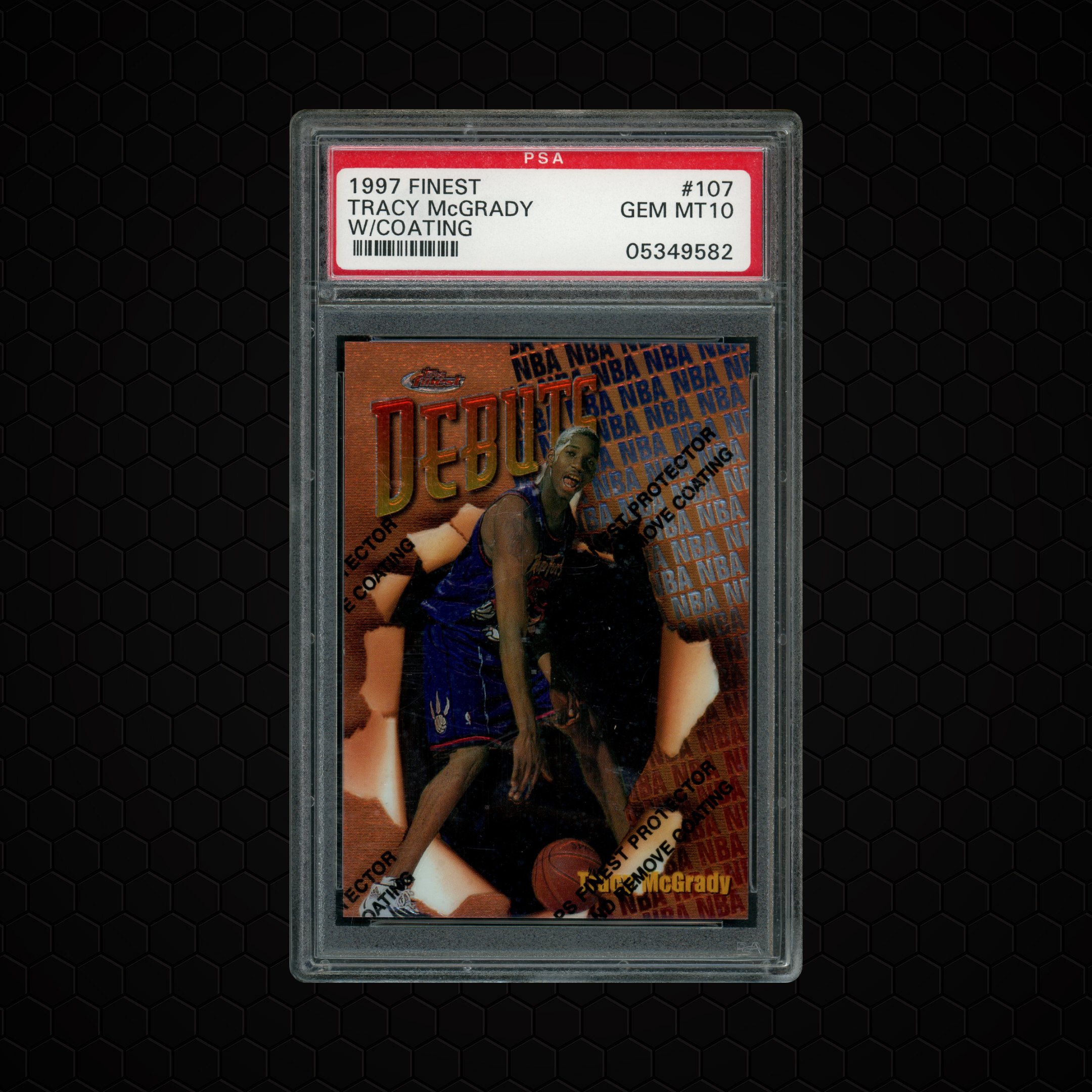 1997 Finest Tracy McGrady #107 PSA 10