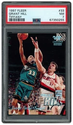 1997 Fleer Grant Hill #33 PSA 7 on Beezie.