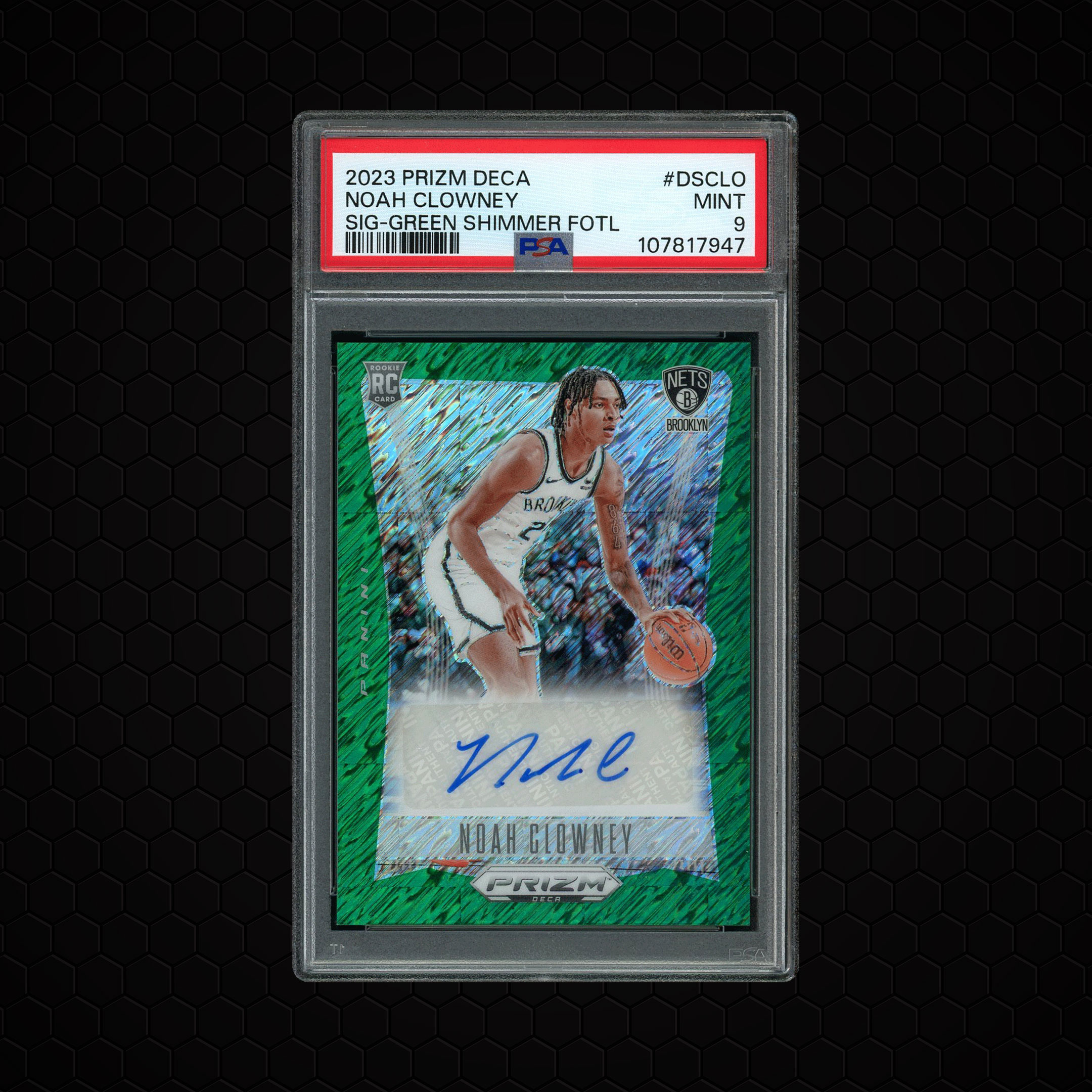 2023 Panini Prizm Deca Noah Clowney #DSCLO PSA 9