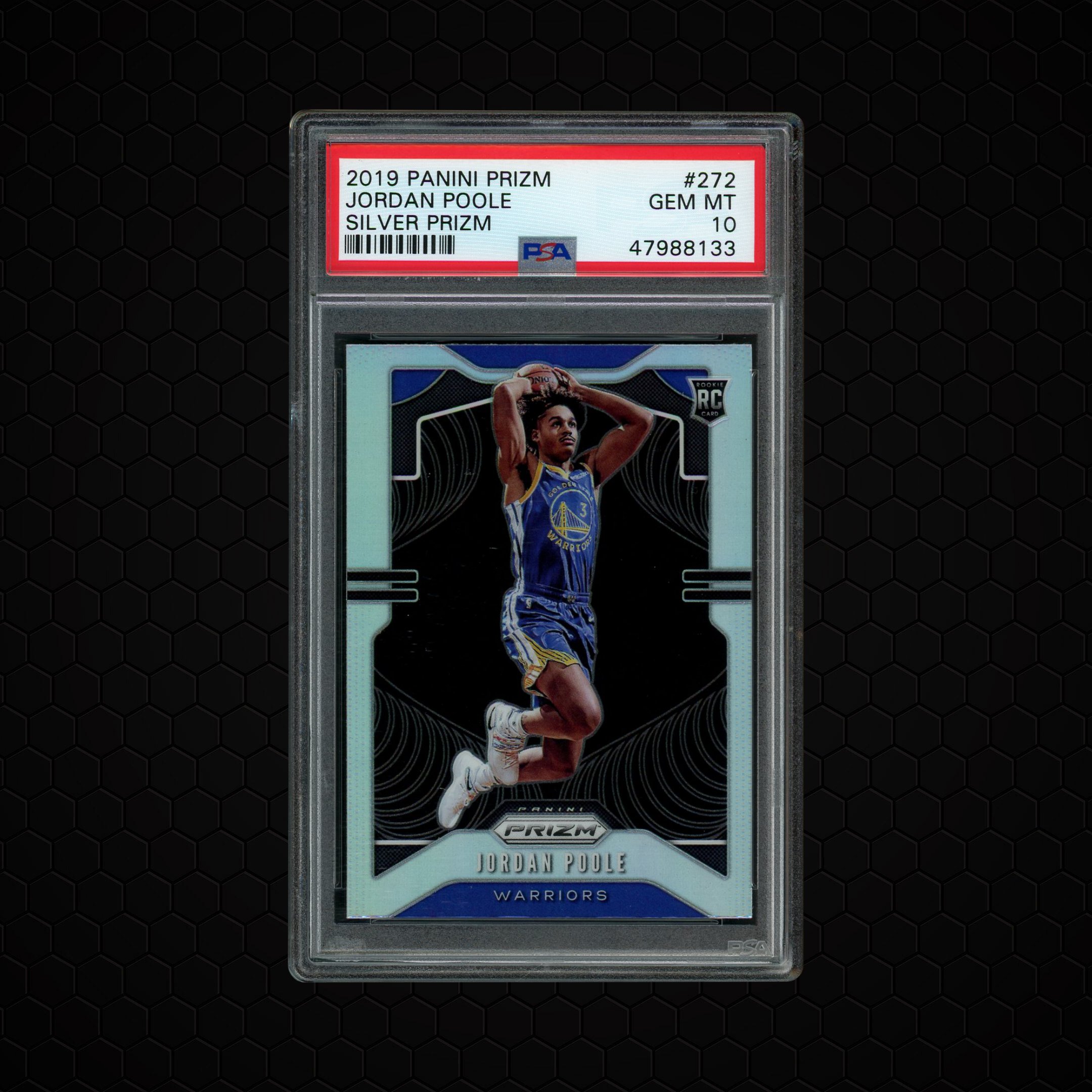 2019 Panini Prizm Jordan Poole #272 PSA 10