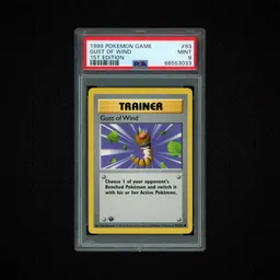 1999 Game 1st Edition Gust of Wind #93 PSA 9 on Beezie.