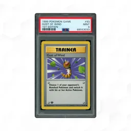 1999 Game 1st Edition Gust of Wind #93 PSA 9 on Beezie.