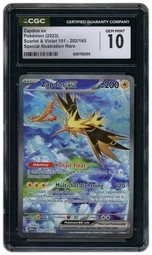 2023 Pokemon 151 Zapdos EX #202 CGC 10 on Beezie.