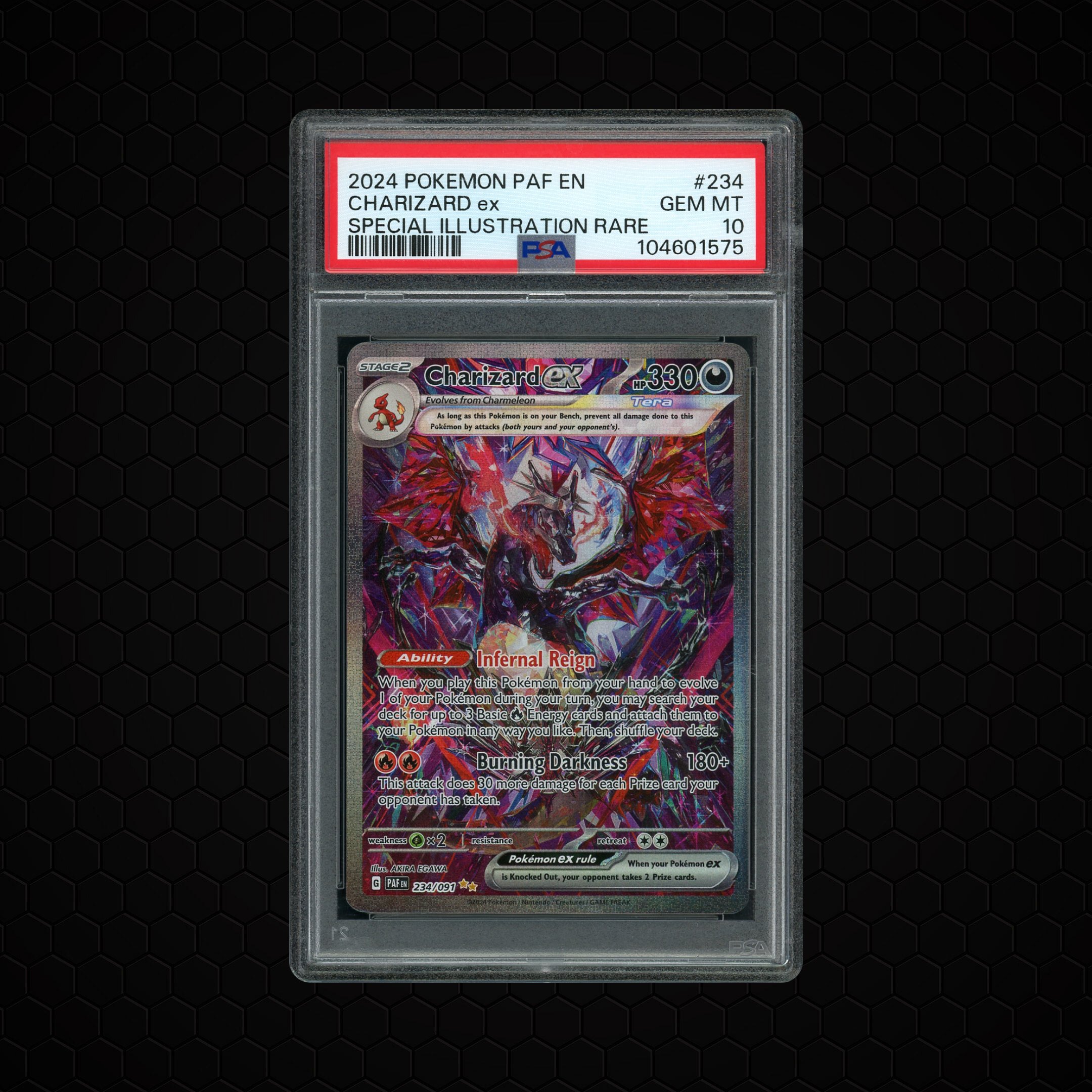 2024 Paldean Fates Charizard EX #234 PSA 10