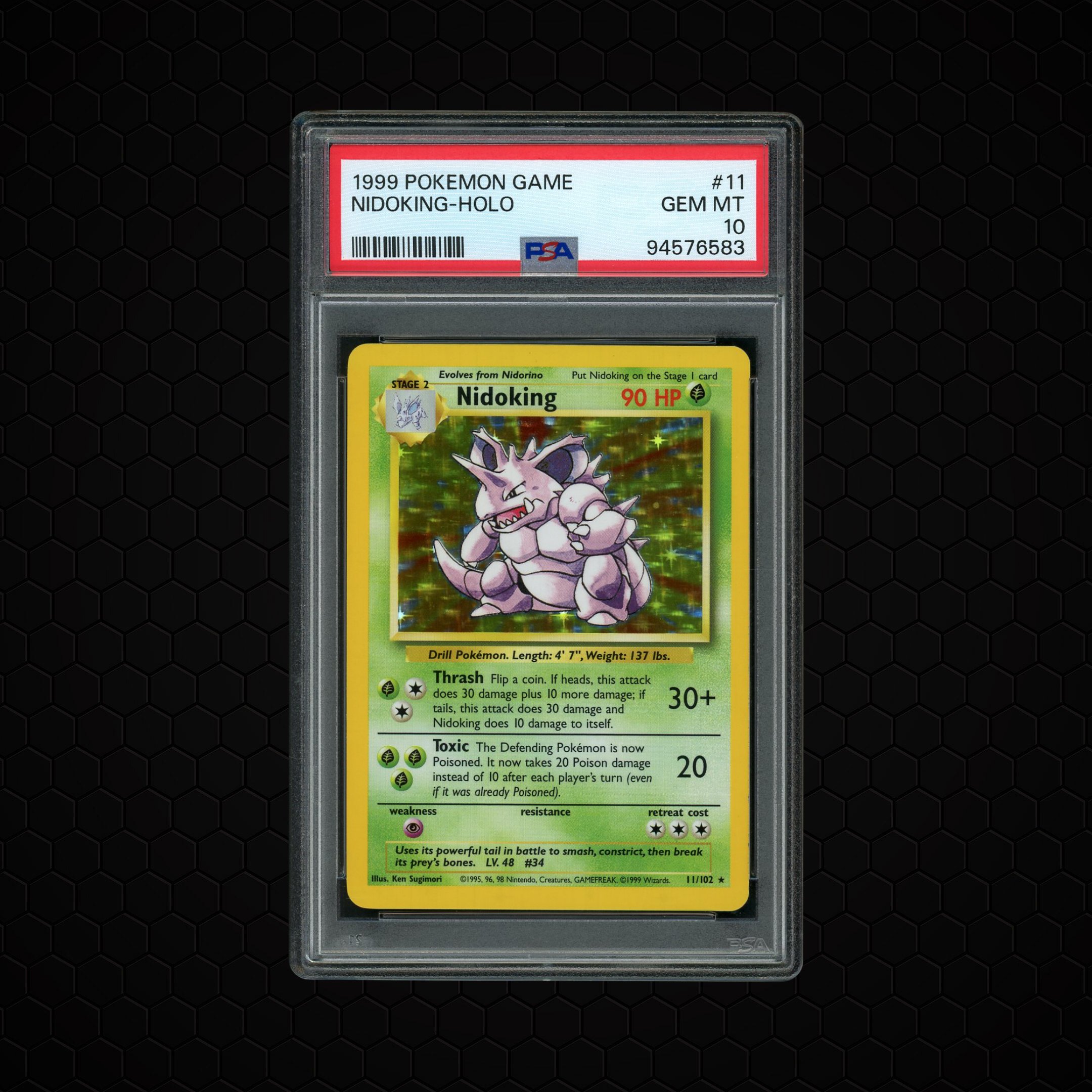 1999 Game Nidoking #11 PSA 10