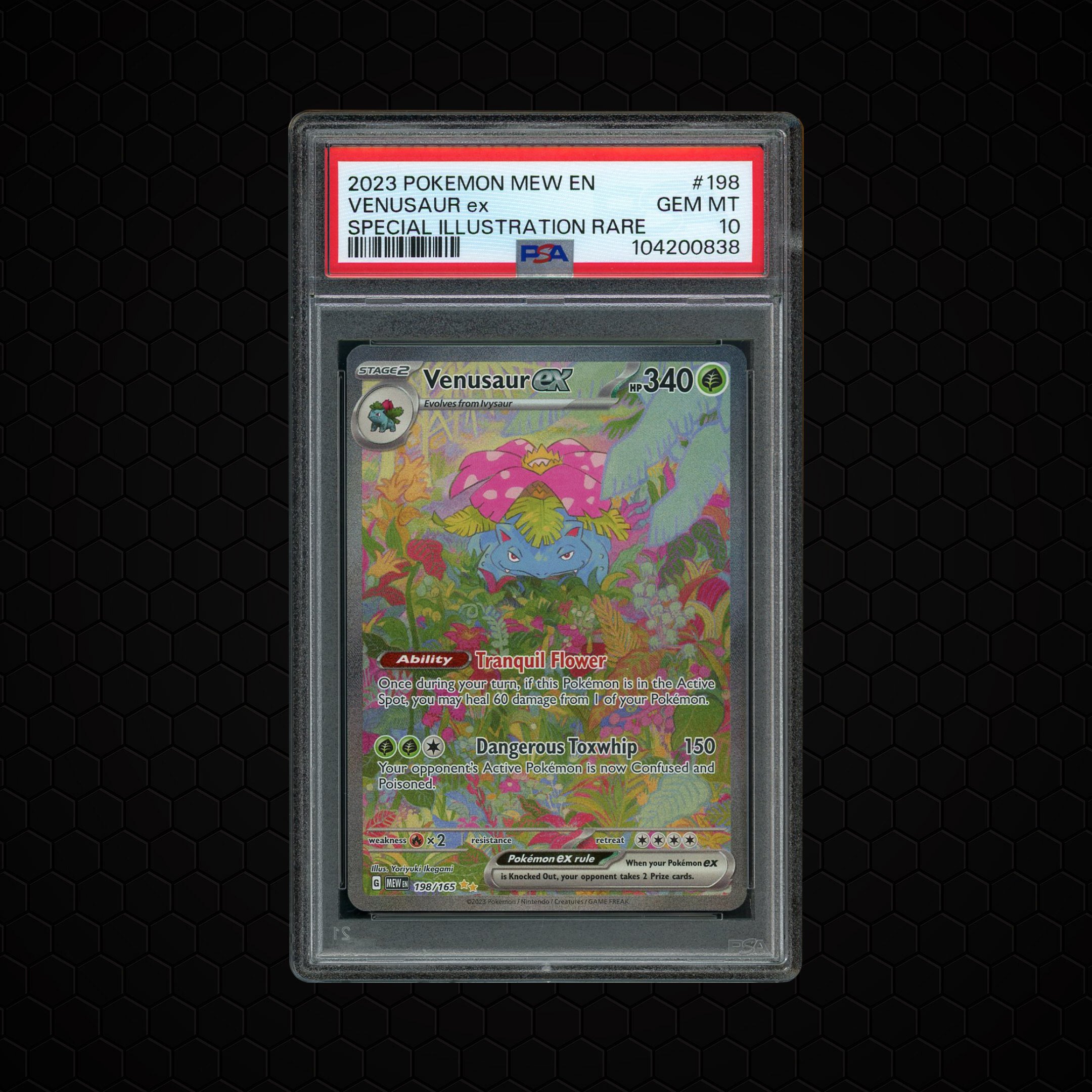 2023 Pokemon 151 Venusaur EX #198 PSA 10
