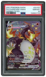 2021 Shining Fates Charizard VMAX #SV107 PSA 10 on Beezie.