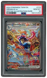 2024 Twilight Masquerade Greninja EX #214 PSA 10 on Beezie.
