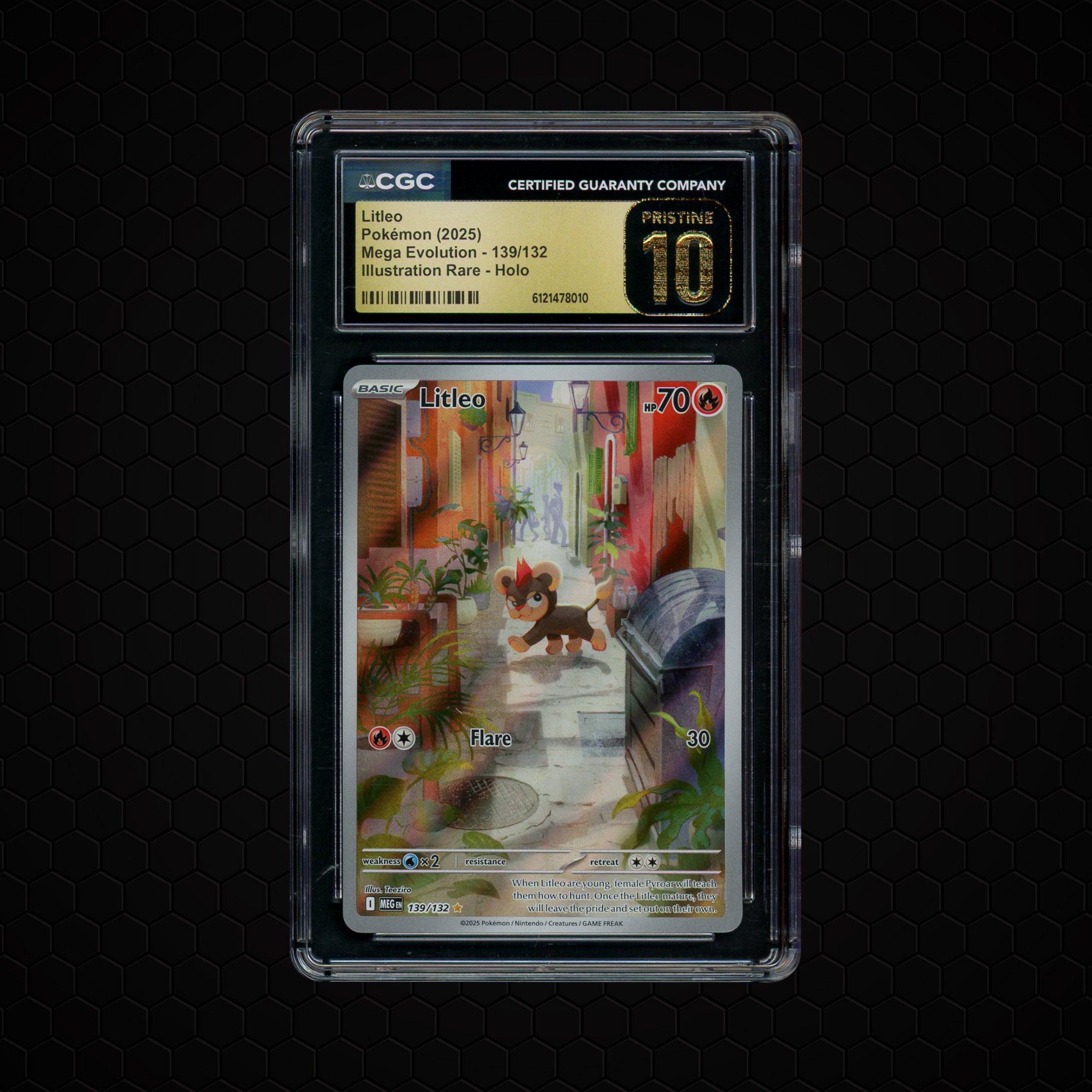 2025 Mega Evolution Litleo #139 CGC 10