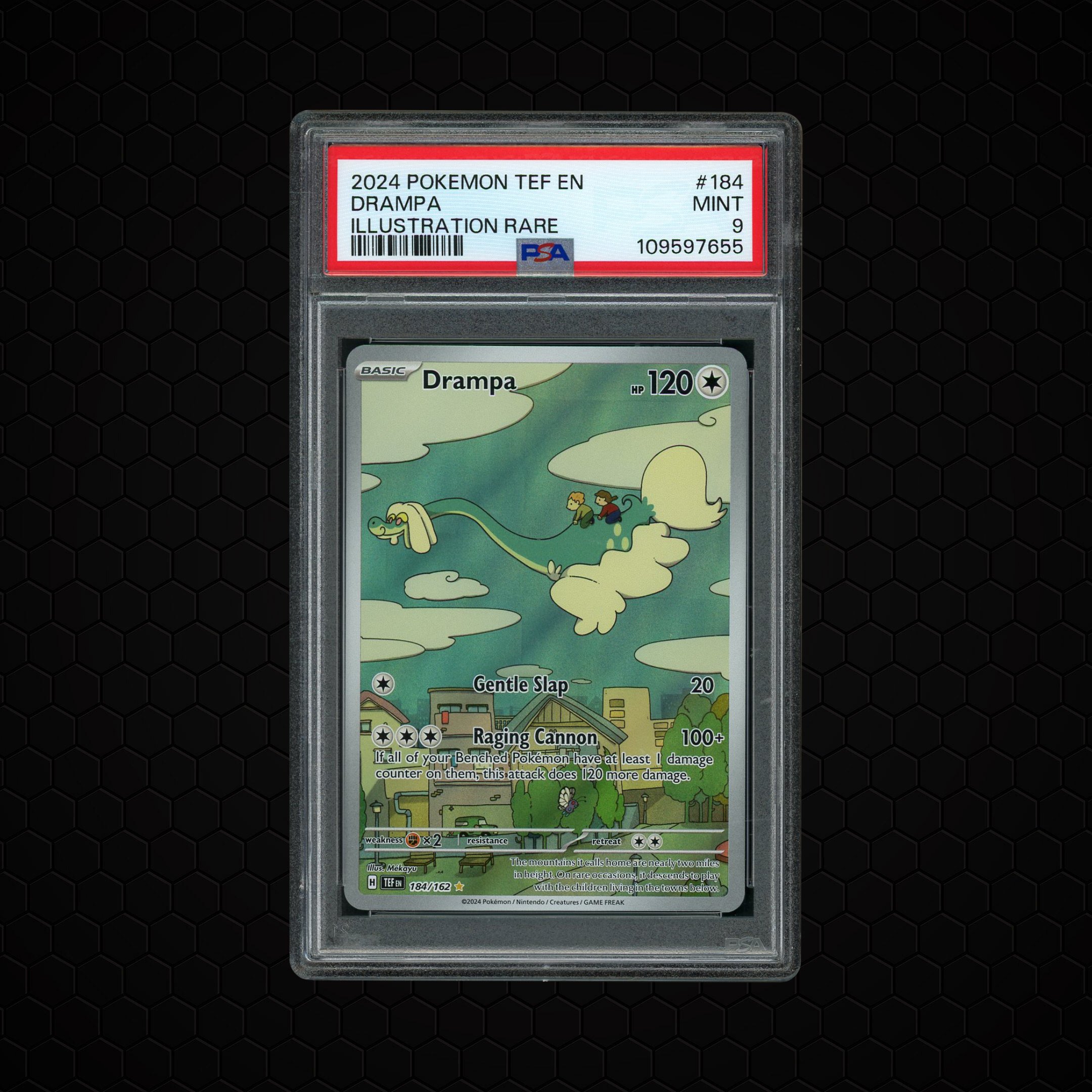 2024 Temporal Forces Drampa #184 PSA 9