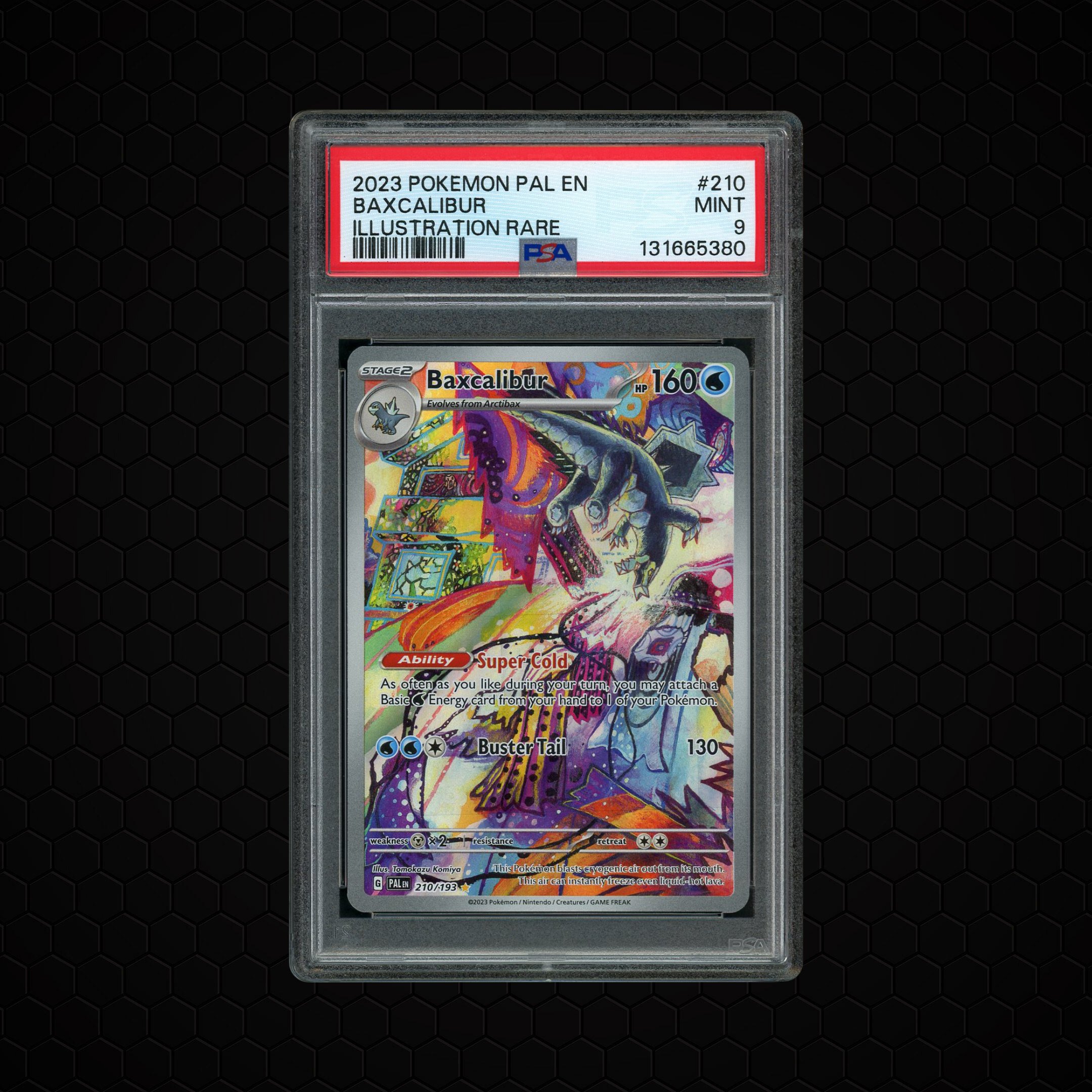 2023 Paldea Evolved Baxcalibur #210 PSA 9