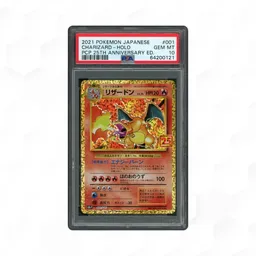 2021 Japanese 25th Anniversary Edition Charizard #1 PSA 10 on Beezie.