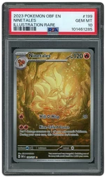 2023 Obsidian Flames Ninetales #199 PSA 10 on Beezie.