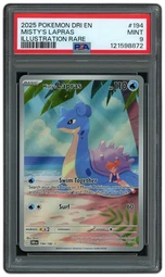 2025 Destined Rivals Misty's Lapras #194 PSA 9 on Beezie.
