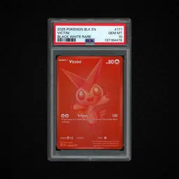 2025 Black Bolt Victini #171 PSA 10 on Beezie.