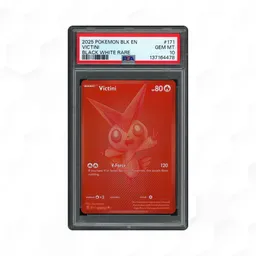 2025 Black Bolt Victini #171 PSA 10 on Beezie.