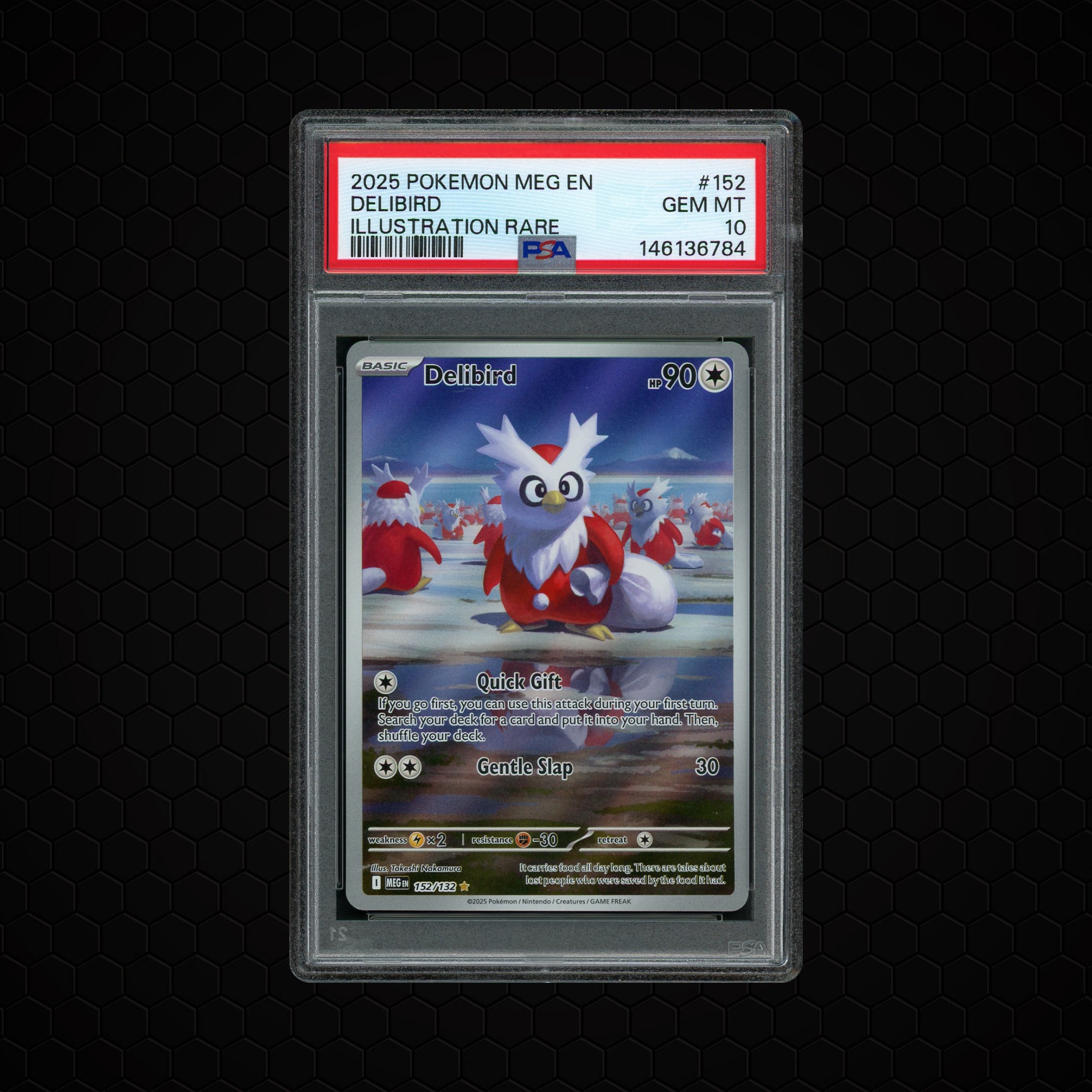 2025 Mega Evolution Delibird #152 PSA 10
