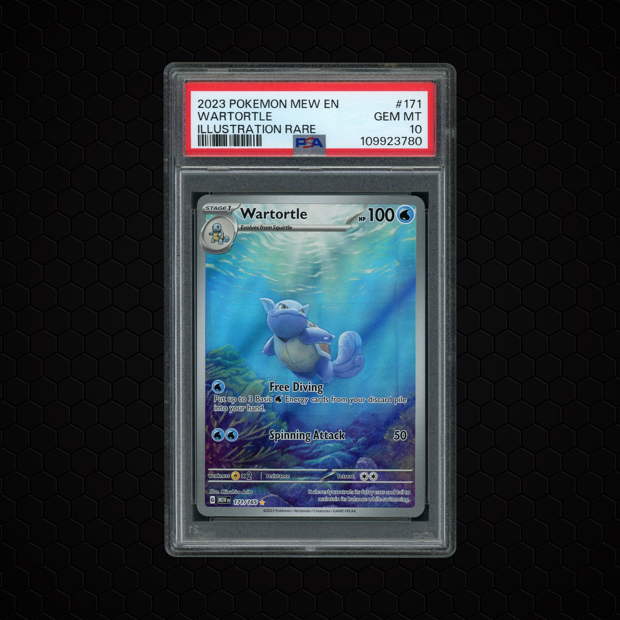2023 Pokemon 151 Wartortle #171 PSA 10