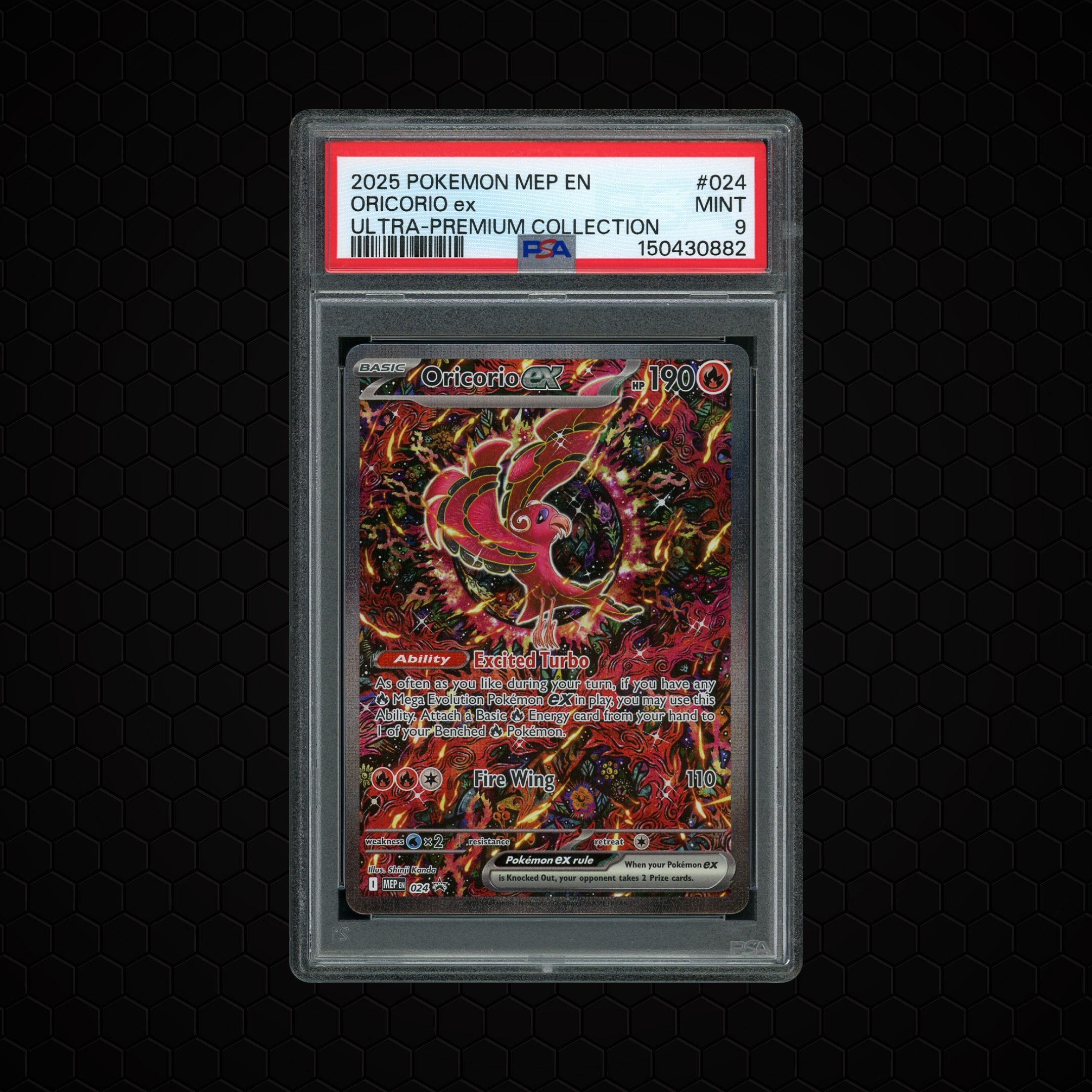2025 Black Star Promo Oricario EX #24 PSA 9