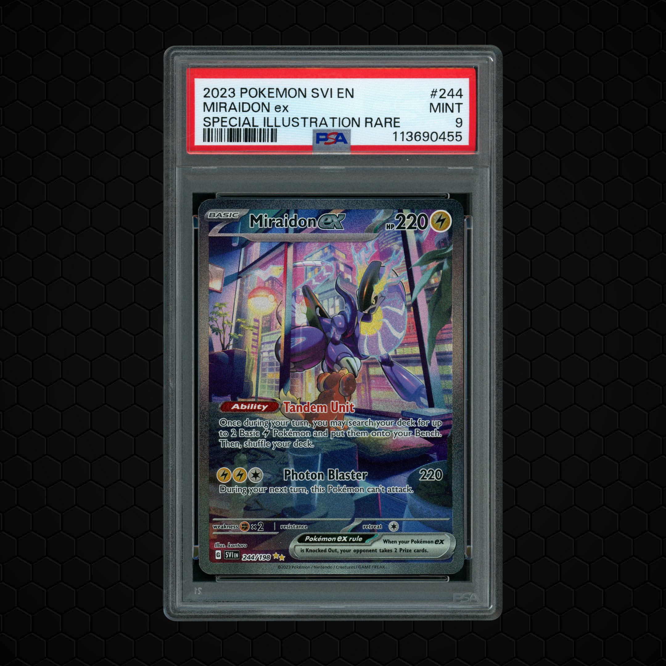 2023 Scarlet & Violet Miraidon EX #244 PSA 9