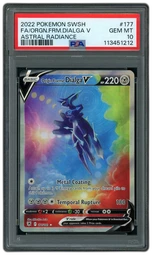 2022 Astral Radiance Origin Forme Dialga V #177 PSA 10 on Beezie.