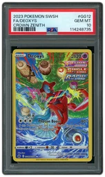 2023 Crown Zenith Deoxys #GG12 PSA 10 on Beezie.