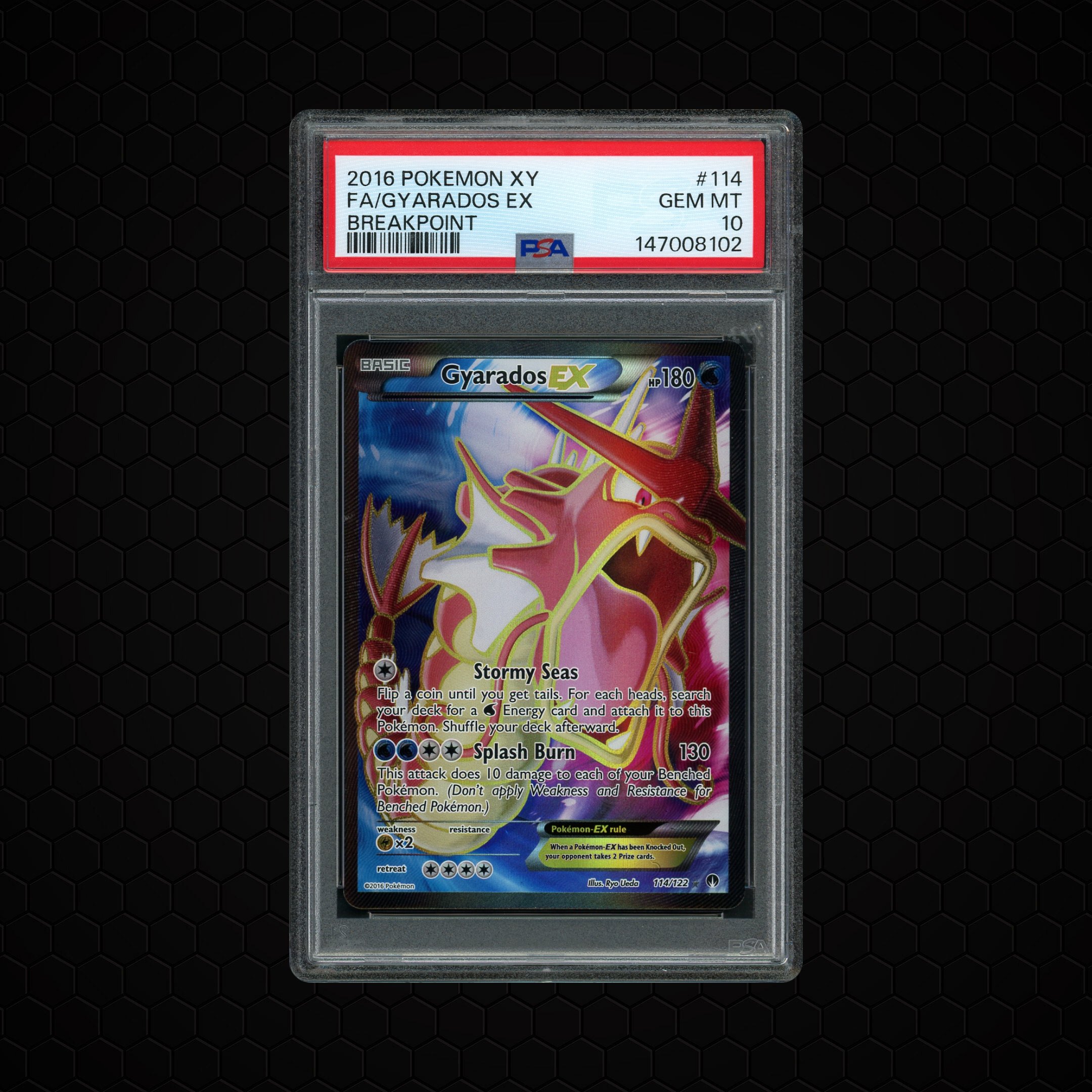 2016 Breakpoint Gyarados EX #114 PSA 10