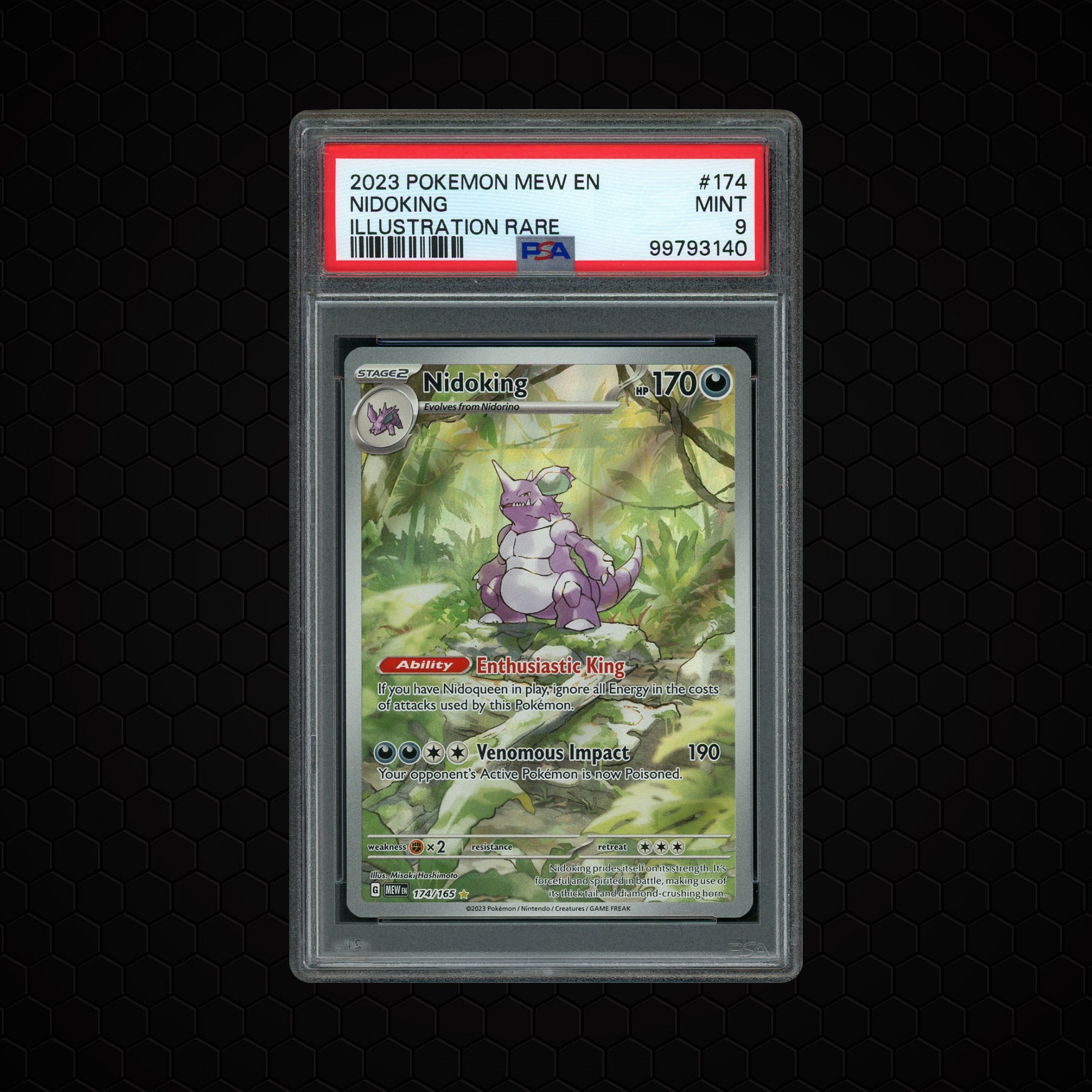 2023 Pokemon 151 Nidoking #174 PSA 9