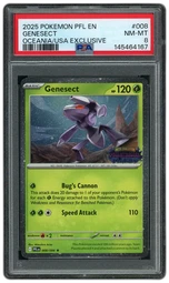 2025 Phantasmal Flames Genesect #8 PSA 8 on Beezie.