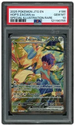 2025 Journey Together Hop's Zacian EX #186 PSA 10 on Beezie.