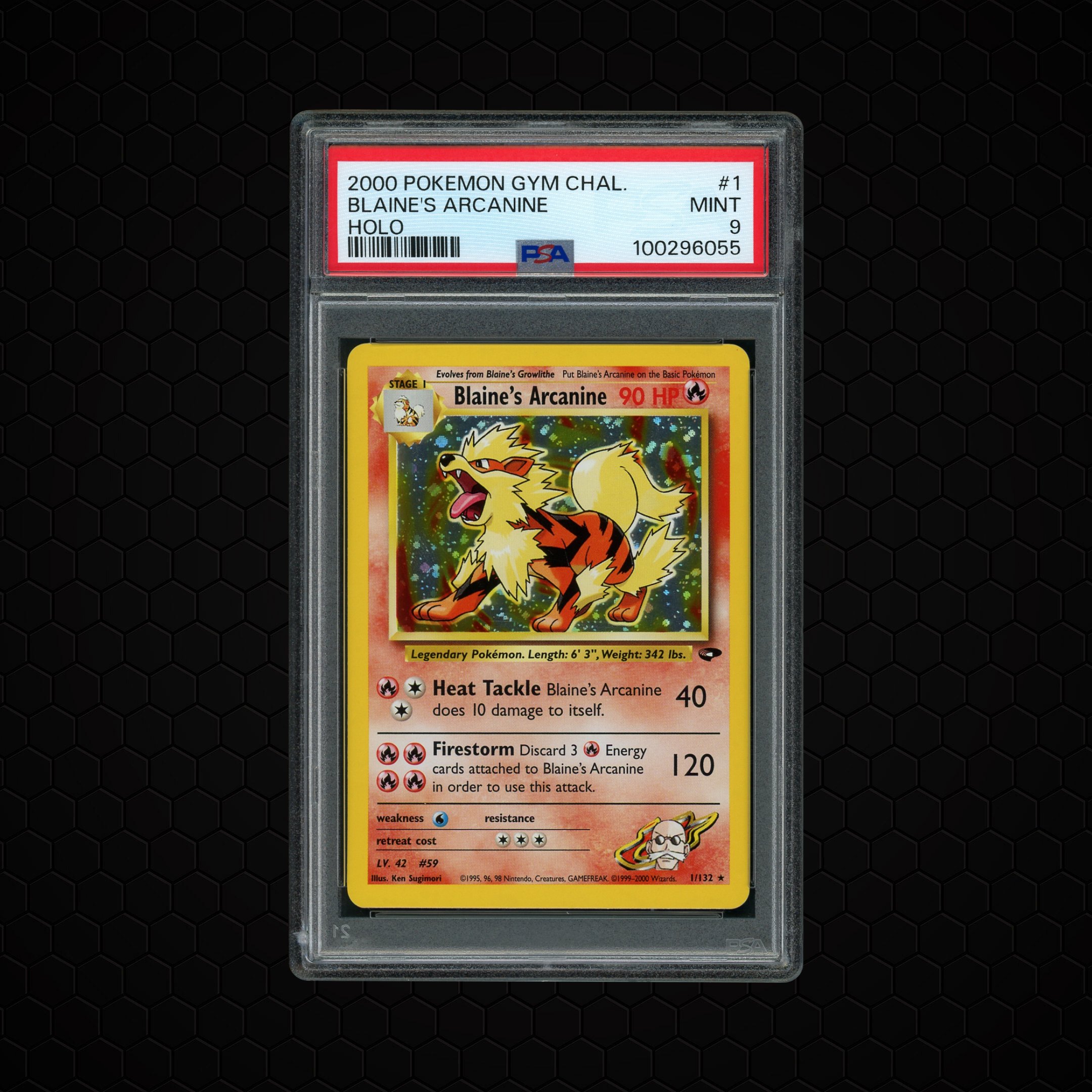 2000 Gym Challenge Blaine's Arcanine #1 PSA 9