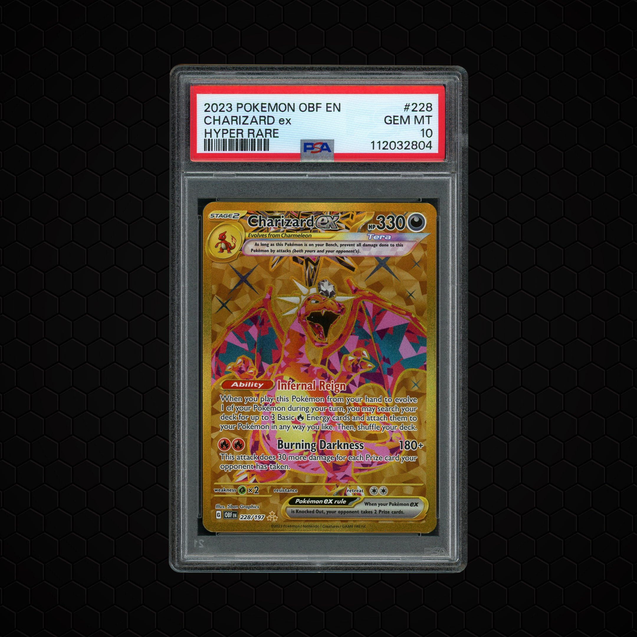 2023 Obsidian Flames Charizard EX #228 PSA 10