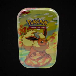 Pokémon Scarlet & Violet Prismatic Evolutions Flareon Mini Tin on Beezie.