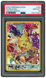 2023 Crown Zenith Pikachu #160 PSA 10 on Beezie.