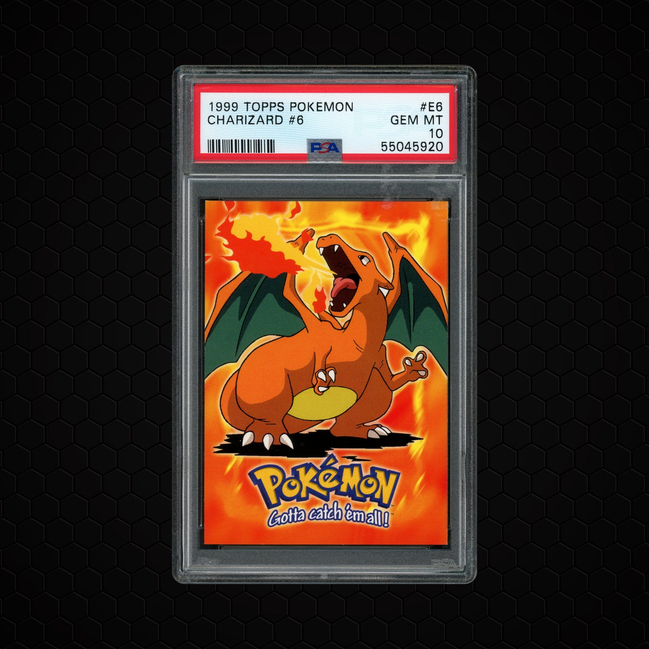 1999 Topps Charizard #6 #E6 PSA 10