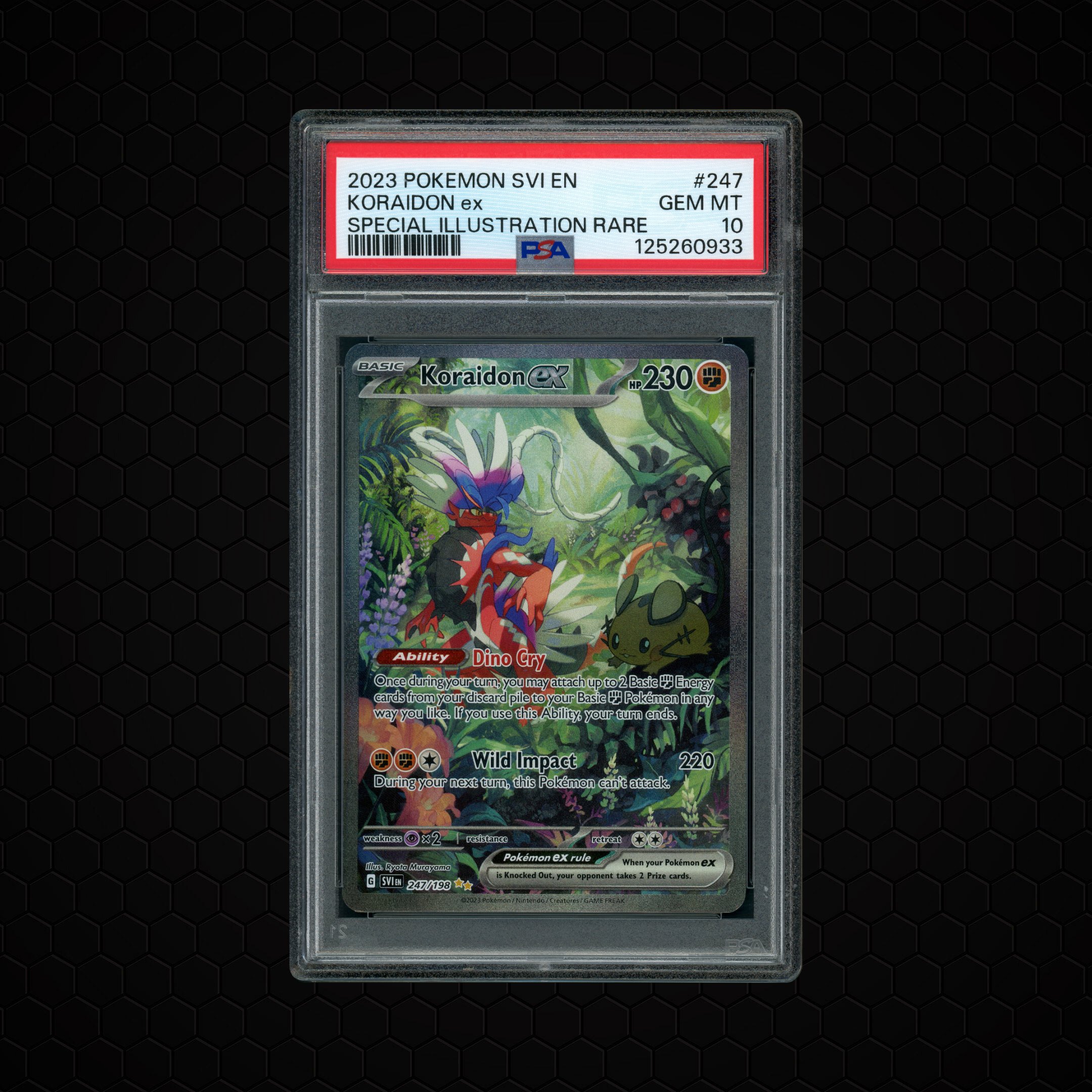 2023 Pokemon 151 Koraidon EX #247 PSA 10