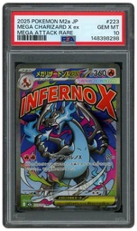 2025 Japanese Mega Dream EX Mega Charizard X EX #223 PSA 10 on Beezie.