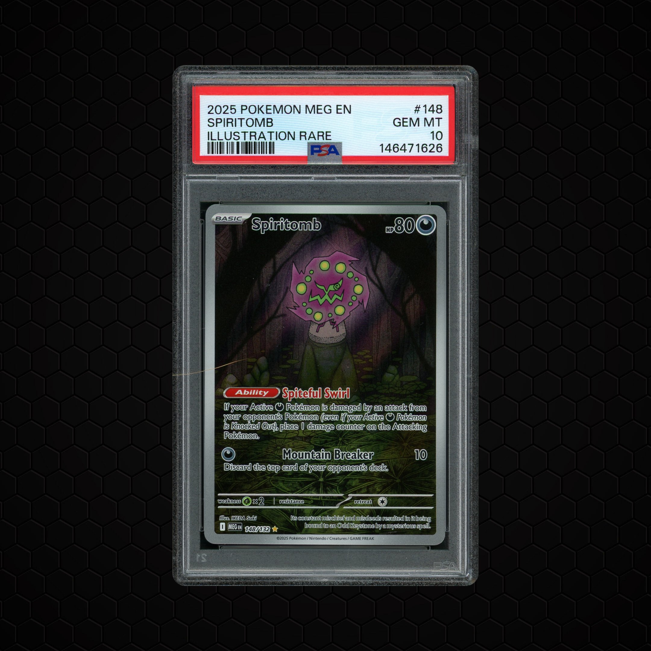 2025 Mega Evolution Spiritomb #148 PSA 10