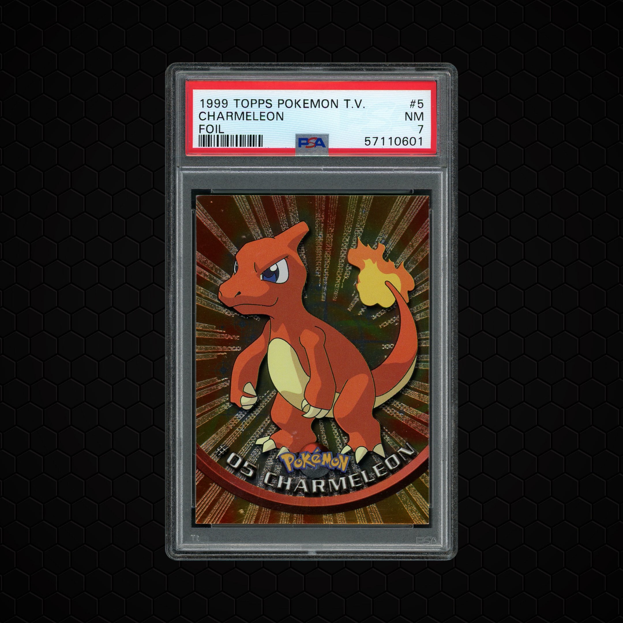 1999 Pokemon TV Charmeleon #5 PSA 7