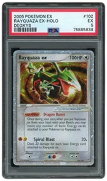 2005 EX Deoxys Rayquaza EX #102 PSA 5 on Beezie.