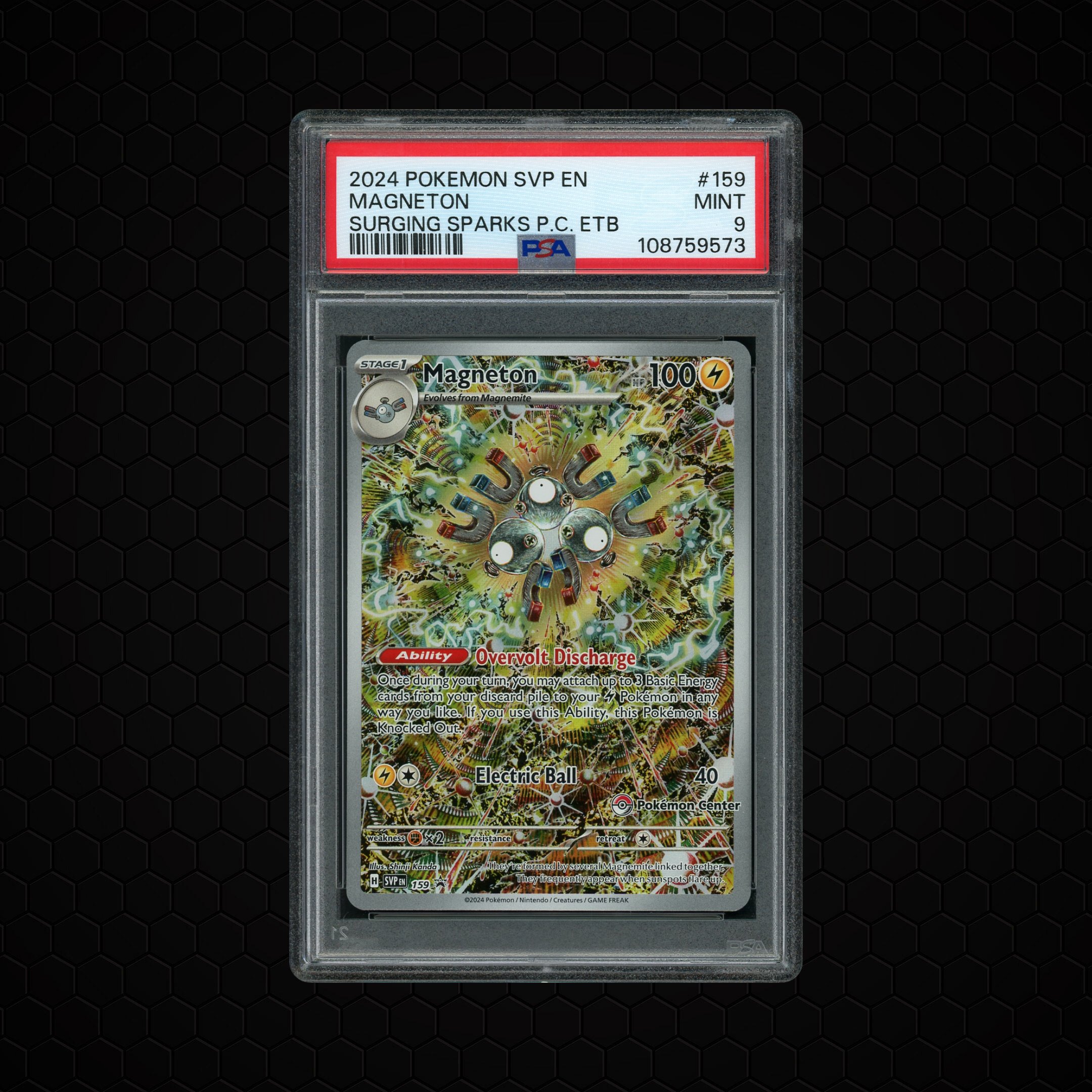 2024 Black Star Promo Magneton #159 PSA 9